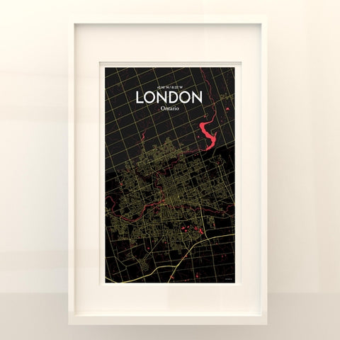 London Ontario City Map Poster – Detailed Art Print of London, Ontario for Home Decor, Office Decor, Travel Art, and Unique Gifts