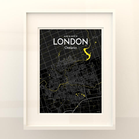 London Ontario City Map Poster – Detailed Art Print of London, Ontario for Home Decor, Office Decor, Travel Art, and Unique Gifts