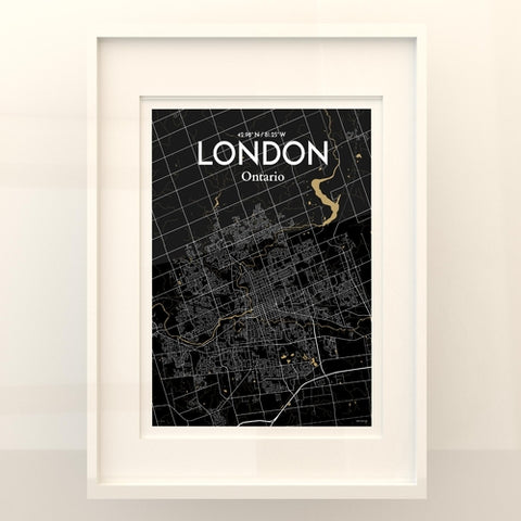 London Ontario City Map Poster – Detailed Art Print of London, Ontario for Home Decor, Office Decor, Travel Art, and Unique Gifts