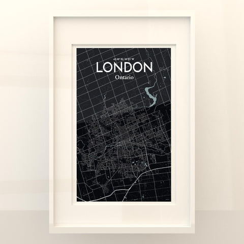 London Ontario City Map Poster – Detailed Art Print of London, Ontario for Home Decor, Office Decor, Travel Art, and Unique Gifts