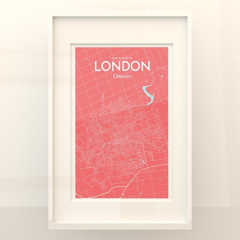 London Ontario City Map Poster – Detailed Art Print of London, Ontario for Home Decor, Office Decor, Travel Art, and Unique Gifts