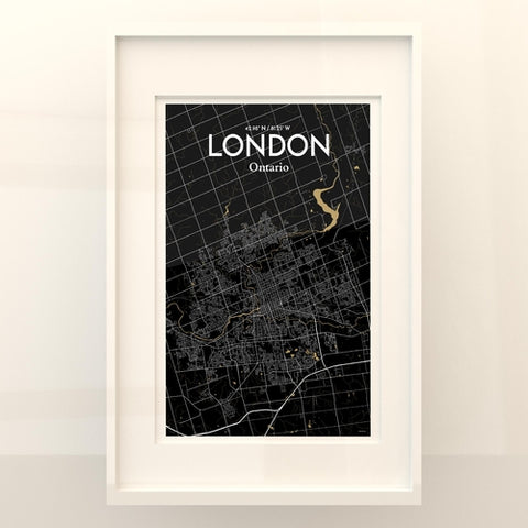 London Ontario City Map Poster – Detailed Art Print of London, Ontario for Home Decor, Office Decor, Travel Art, and Unique Gifts