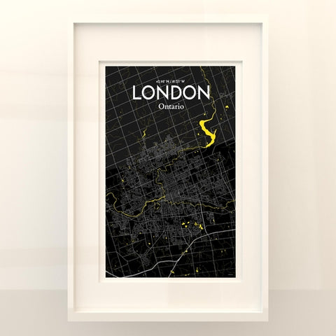 London Ontario City Map Poster – Detailed Art Print of London, Ontario for Home Decor, Office Decor, Travel Art, and Unique Gifts