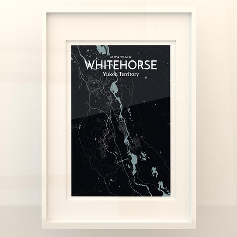 Whitehorse Yukon City Map Poster – Detailed Art Print of Whitehorse, Yukon Canada City Map Art for Home Decor, Office Decor, and Unique Gifts