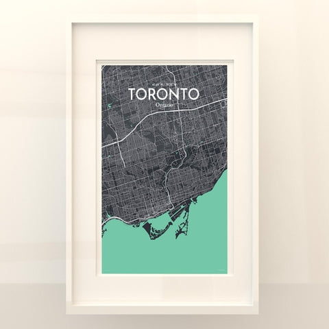 Toronto City Map Poster – Detailed Art Print of Toronto, Ontario for Home Decor, Office Decor, Travel Art, and Unique Gifts