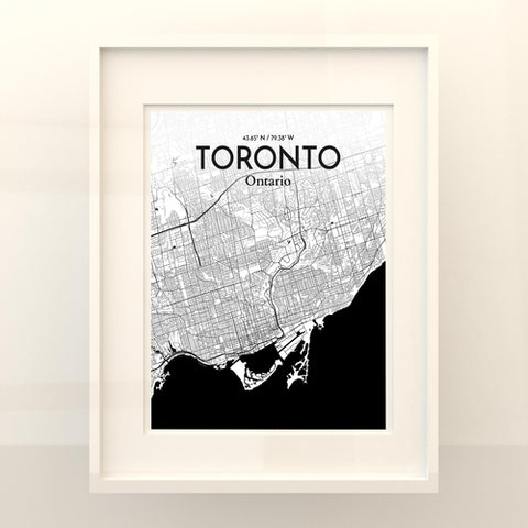 Toronto City Map Poster – Detailed Art Print of Toronto, Ontario for Home Decor, Office Decor, Travel Art, and Unique Gifts