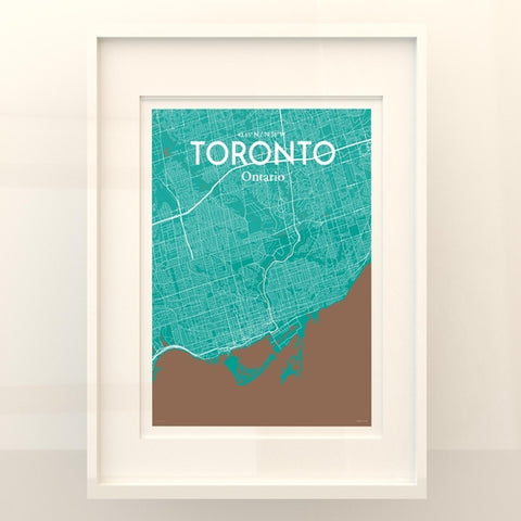 Toronto City Map Poster – Detailed Art Print of Toronto, Ontario for Home Decor, Office Decor, Travel Art, and Unique Gifts