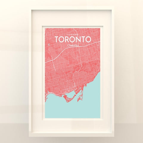 Toronto City Map Poster – Detailed Art Print of Toronto, Ontario for Home Decor, Office Decor, Travel Art, and Unique Gifts