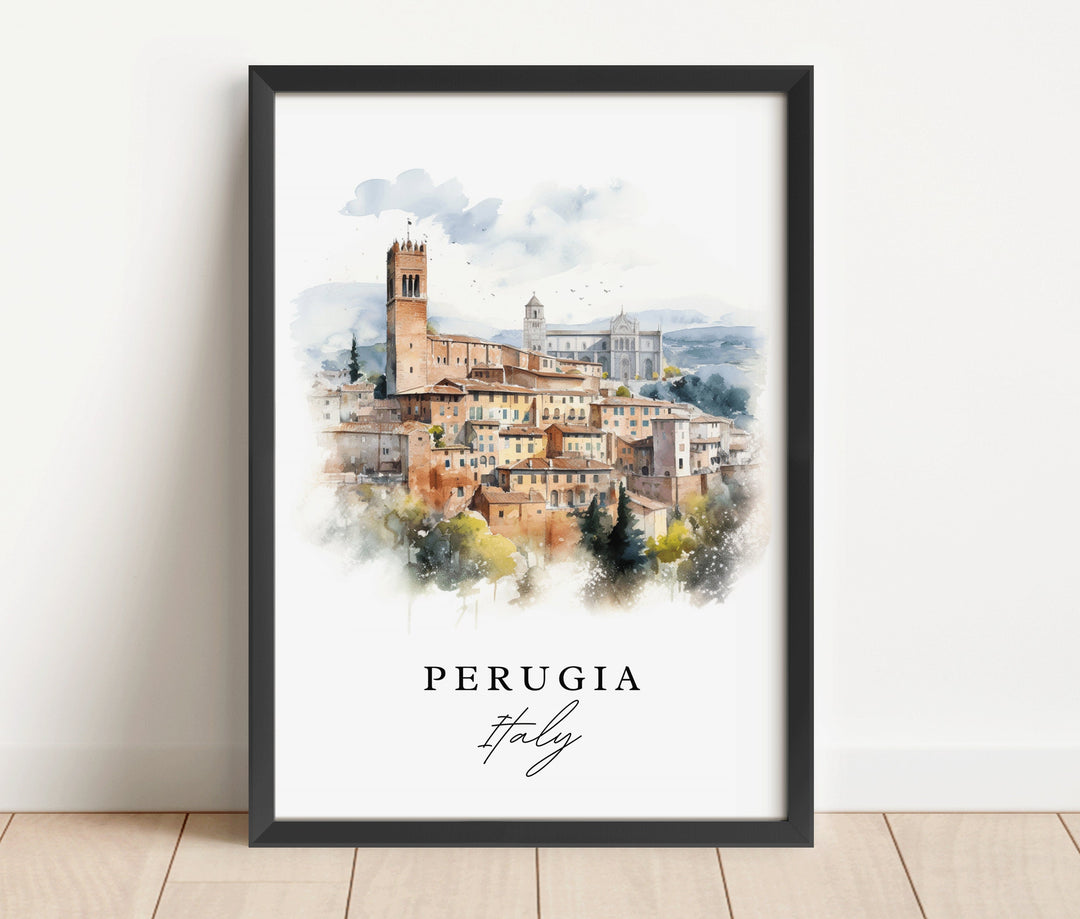 Hilltop streets invite peaceful Italian moments.