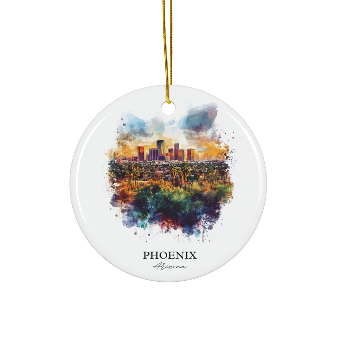 Desert sunsets glow with vibrant city spirit.