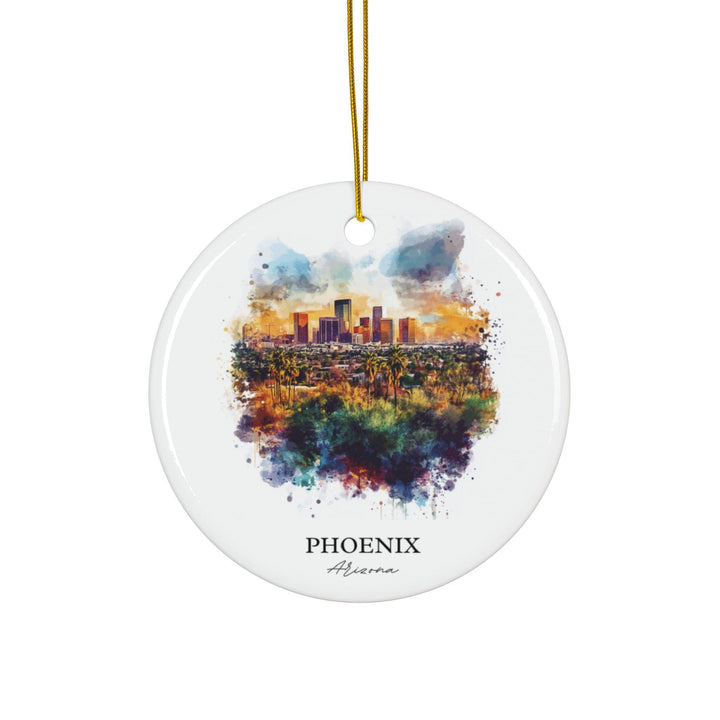 Desert sunsets glow with vibrant city spirit.