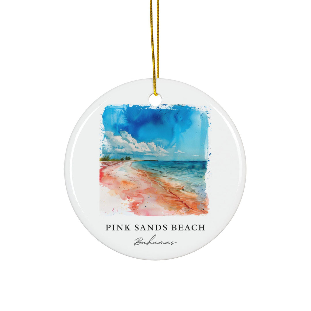 Rosy shores brighten every island escape.