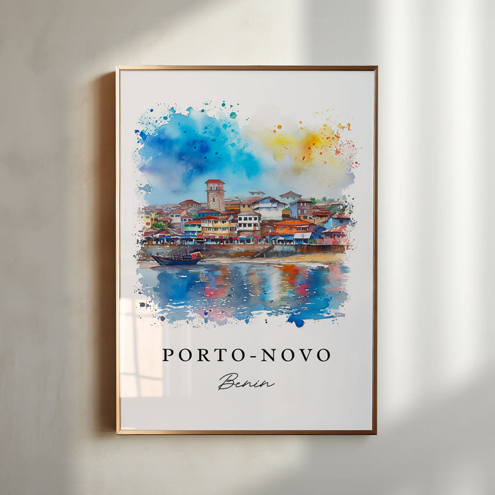 Colorful waterfront welcomes every passing visitor.
