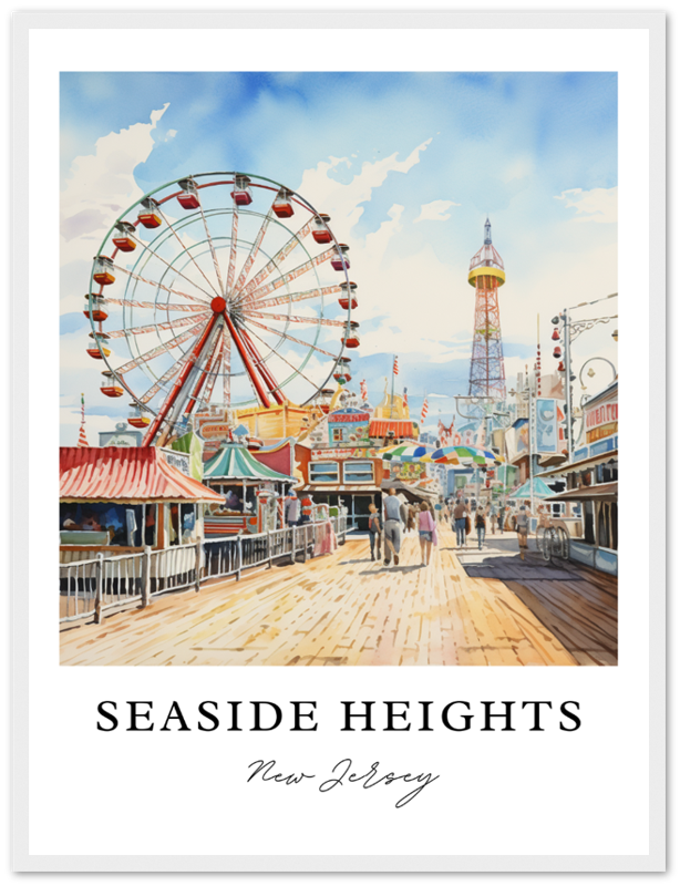 Seaside Heights - 18x24" Custom Bulk Order Pricing for Kris