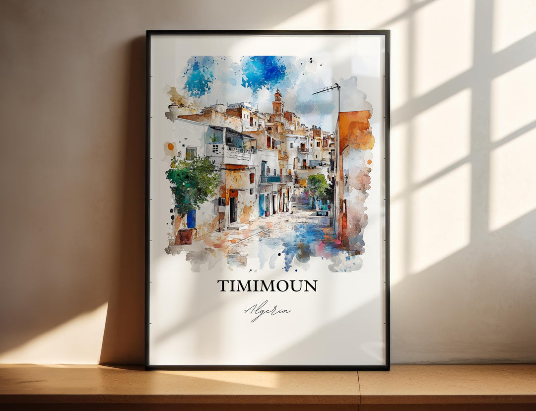 Known as the "Red Oasis" of the Sahara, Timimoun captivates visitors with its distinctive adobe architecture, palm groves, and the timeless beauty of Algeria's desert landscapes.