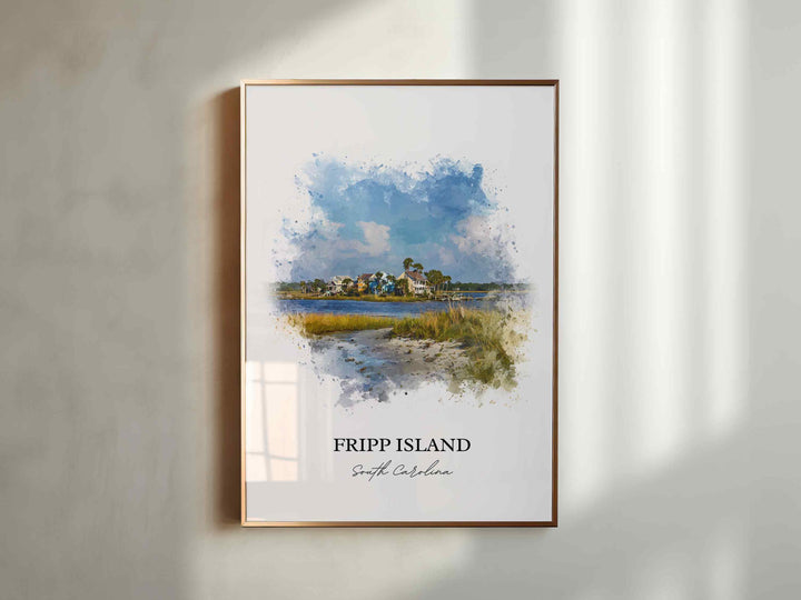 Fripp Island, South Carolina – Watercolor Art Print