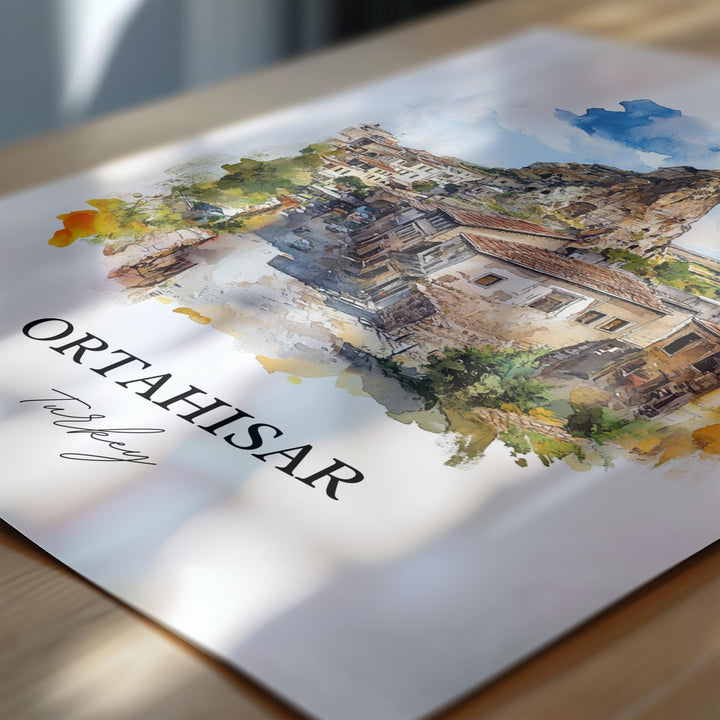 Ortahisar, Turkey – Watercolor Art Print