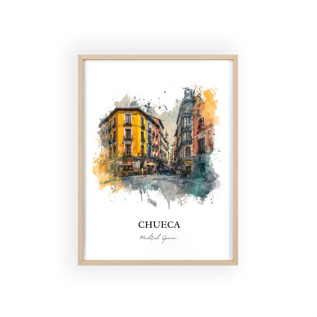 Chueca, Spain – Watercolor Art Print