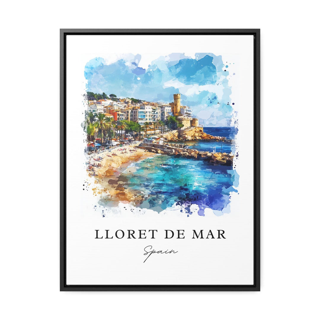 Lloret de Mar, Spain – Watercolor Art Print