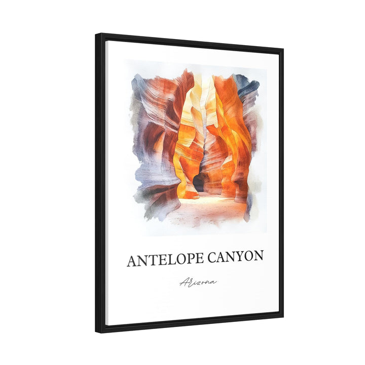 Antelope Canyon Art, Lechee Arizona Print, Antelope AZ Watercolor Art, Antelope Canyon Gift, Travel Print, Travel Poster, Housewarming Gift