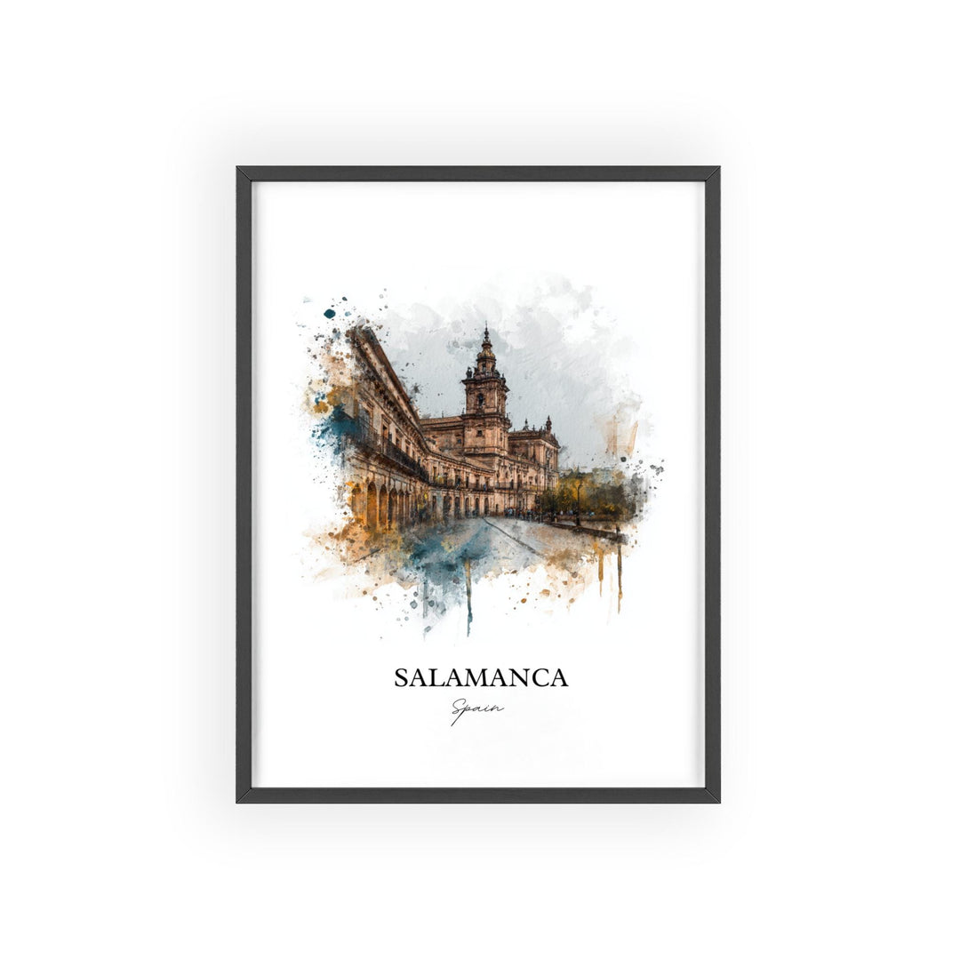 Salamanca, Spain – Watercolor Art Print