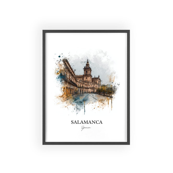 Salamanca, Spain – Watercolor Art Print