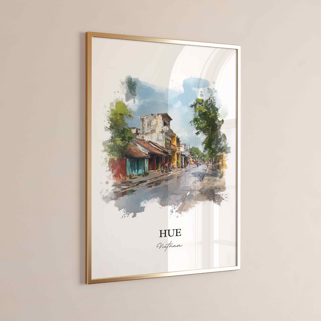 Hue, Vietnam – Watercolor Art Print