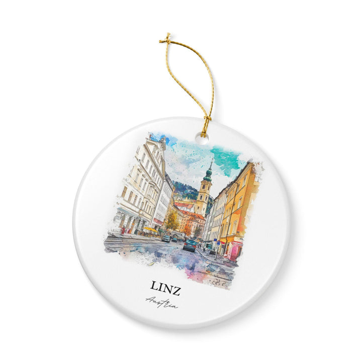 Linz Austria Ornament: Unique Linz Souvenir, Linz Austria Xmas Decor, and Authentic Austria Gift