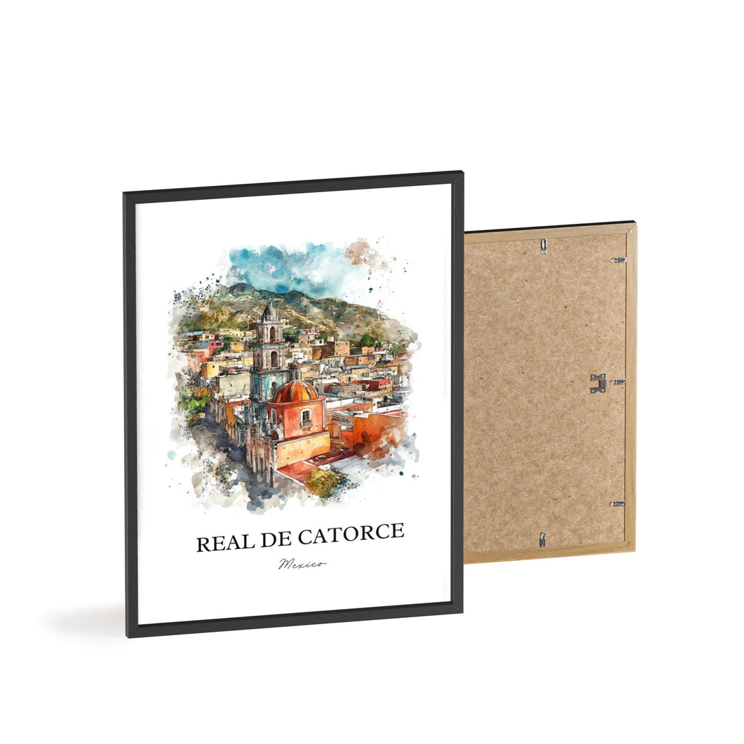 Real de Catorce, Mexico – Watercolor Art Print