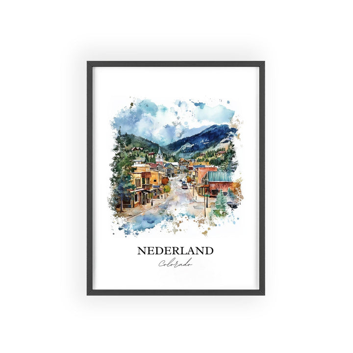 Nederland CO Wall Art, Boulder County Print, Barker Meadow Artwork, Nederland Gift, Travel Print, Travel Poster, Housewarming Gift