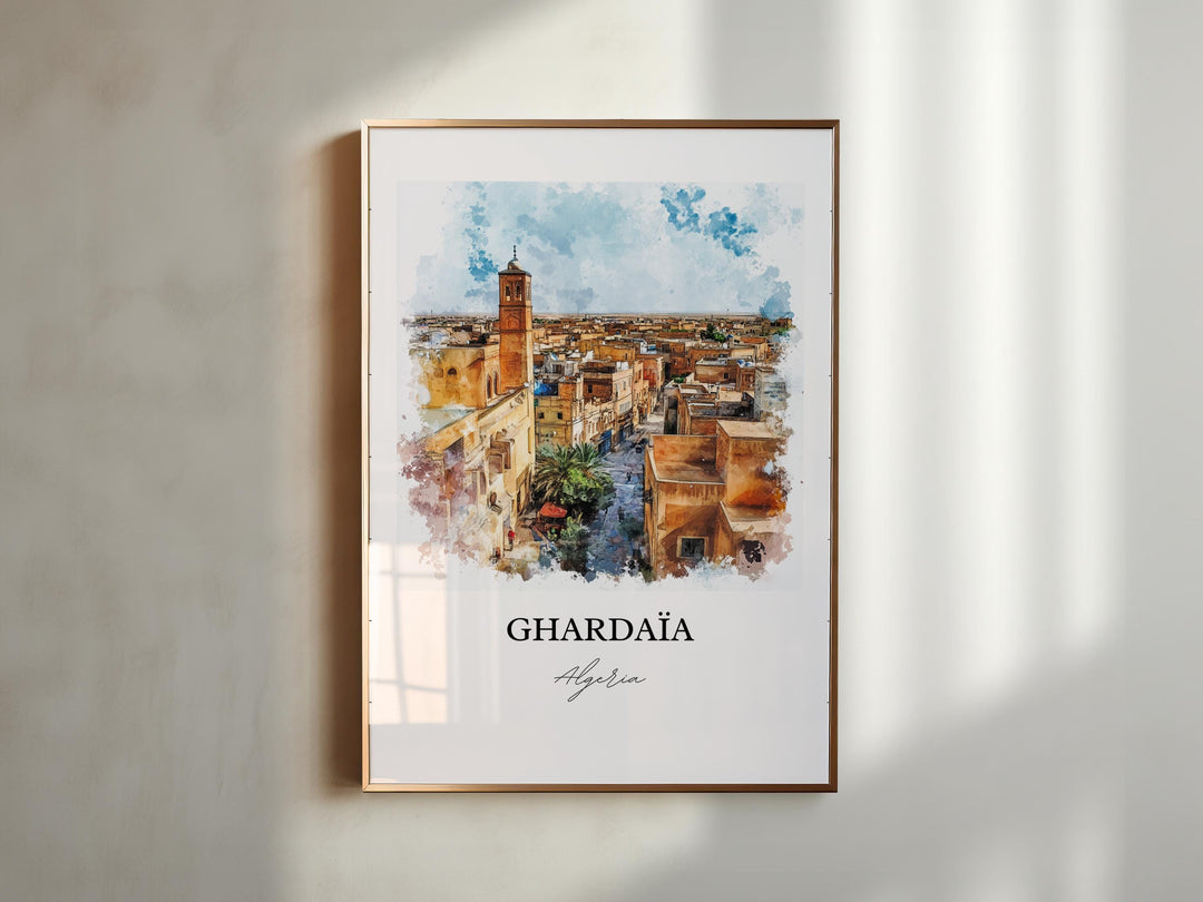 Ghardaia Wall Art - Algeria Print