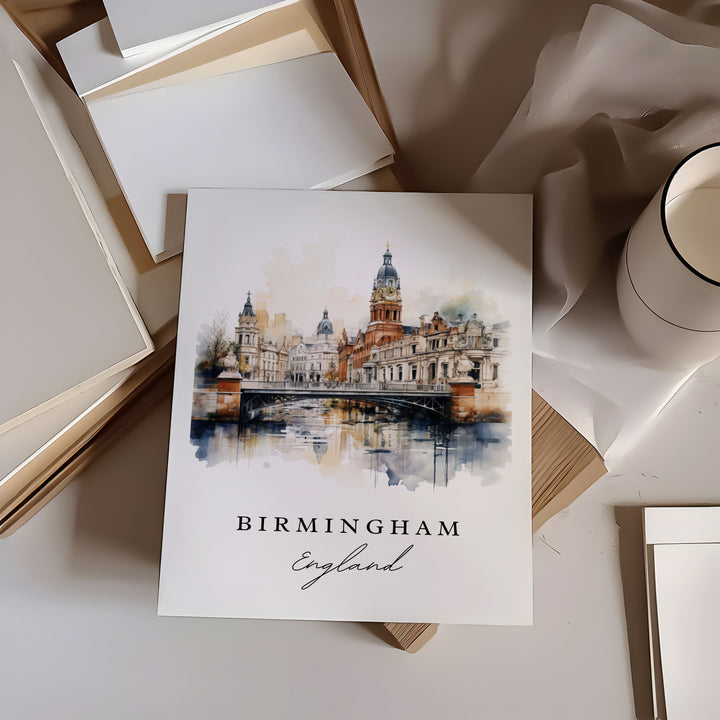 Birmingham England Wall Art - UK Print