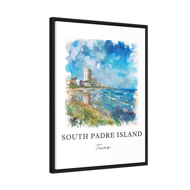 South Padre Island Art, South Padre Island Print, South Padre Island Watercolor, Texas Beach Gift, Travel Print, Travel Poster, Gift