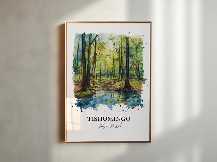 Tishomingo State Park Art, Tishomingo Print, Mississippi Artwork, Tishomingo State Park Gift, Travel Print, Travel Poster, Housewarming Gift
