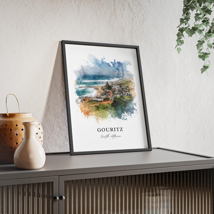 Gouritz South Africa Wall Art, Gouritz Print, Gouritsmond Watercolor, South Africa Gift, Travel Print, Travel Poster, Housewarming Gift