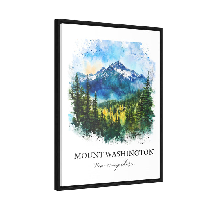 Mount Washington Wall Art, White Mountains Print, NH Watercolor Art, Mount Washington Gift, Travel Print, Travel Poster, Housewarming Gift