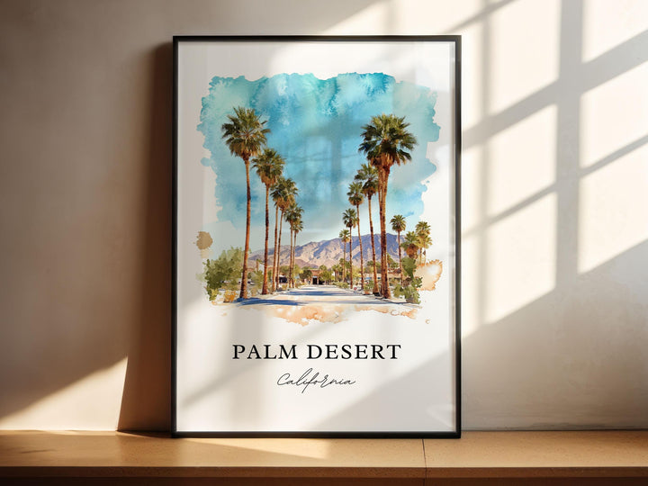 Palm Desert Wall Art - California Print