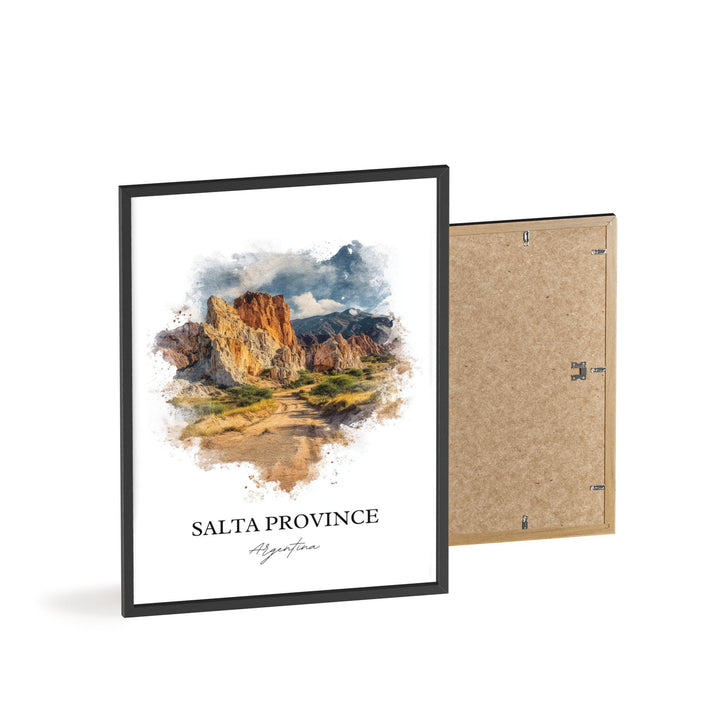 Salta Province Wall Art, Argentina Print, Salta Argentina Watercolor, Salta Province Gift, Travel Print, Travel Poster, Housewarming Gift