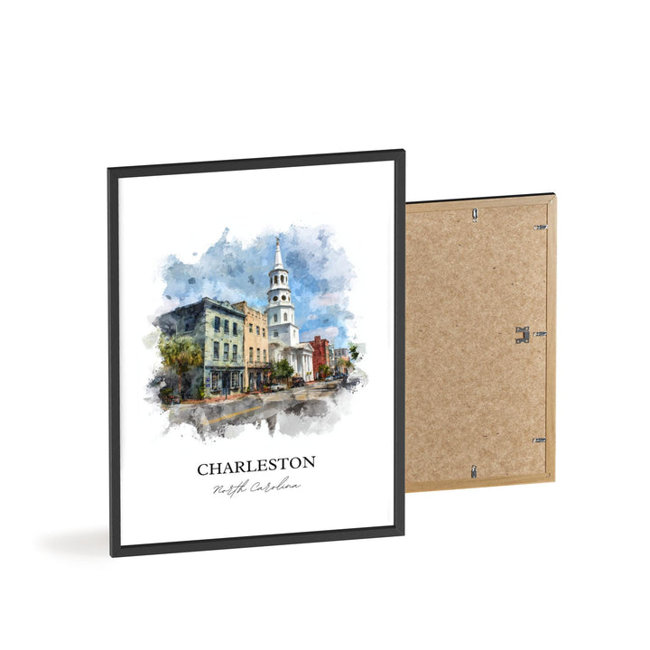 Charleston, South Carolina – Watercolor Art Print