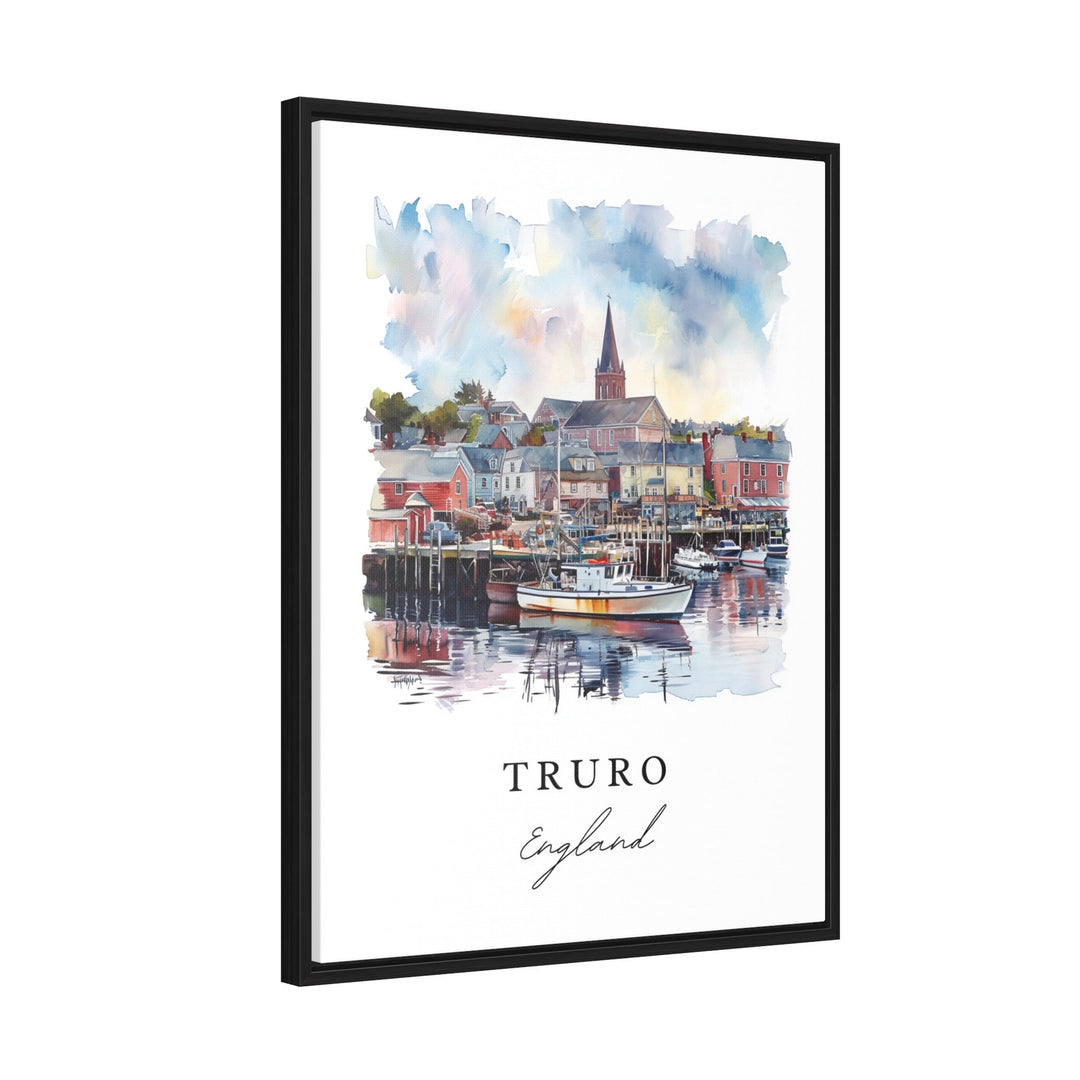 Truro England wall art - England, Truro print, Truro Wedding gift, Truro UK Birthday present, Custom Text, Perfect Gift