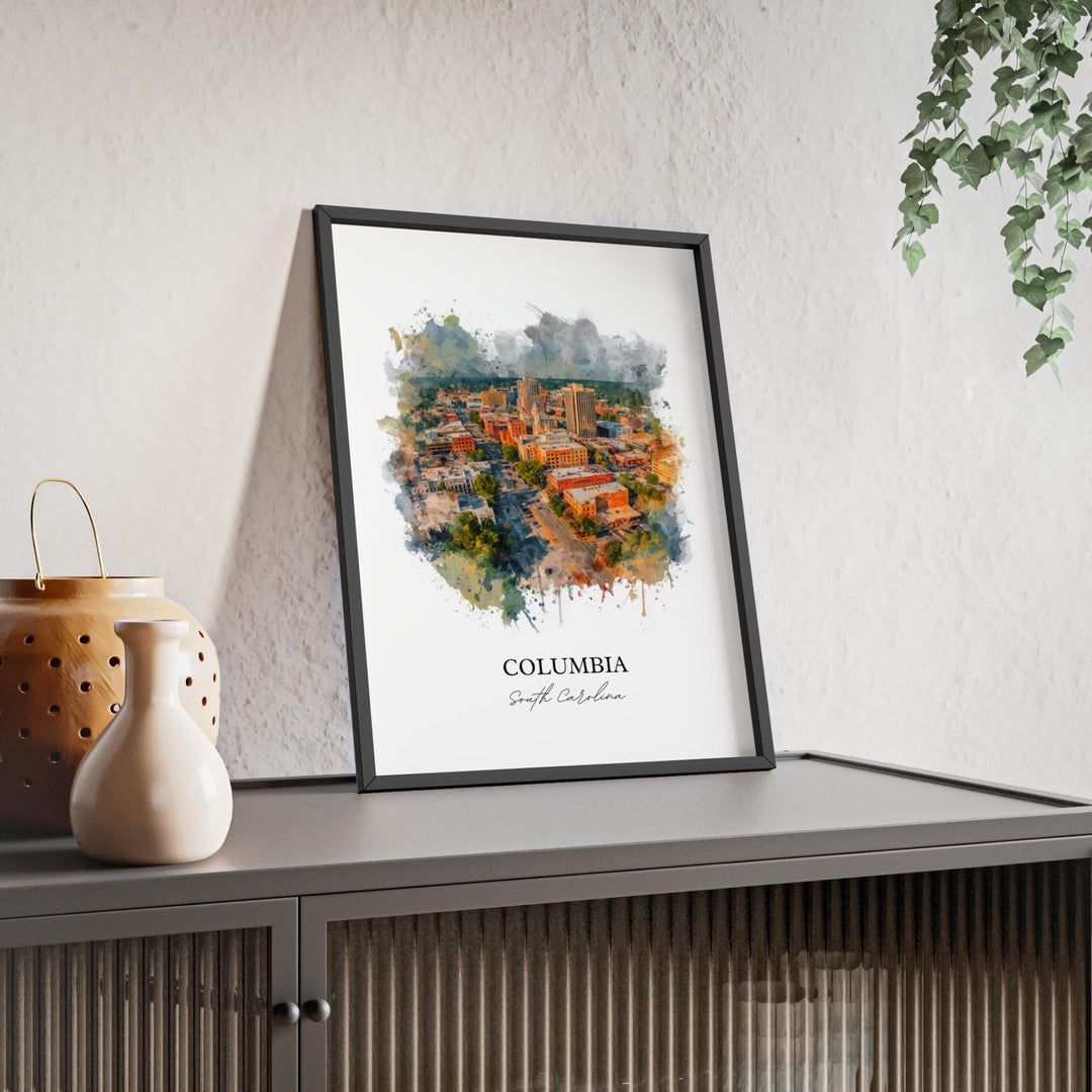 Columbia, South Carolina – Watercolor Art Print