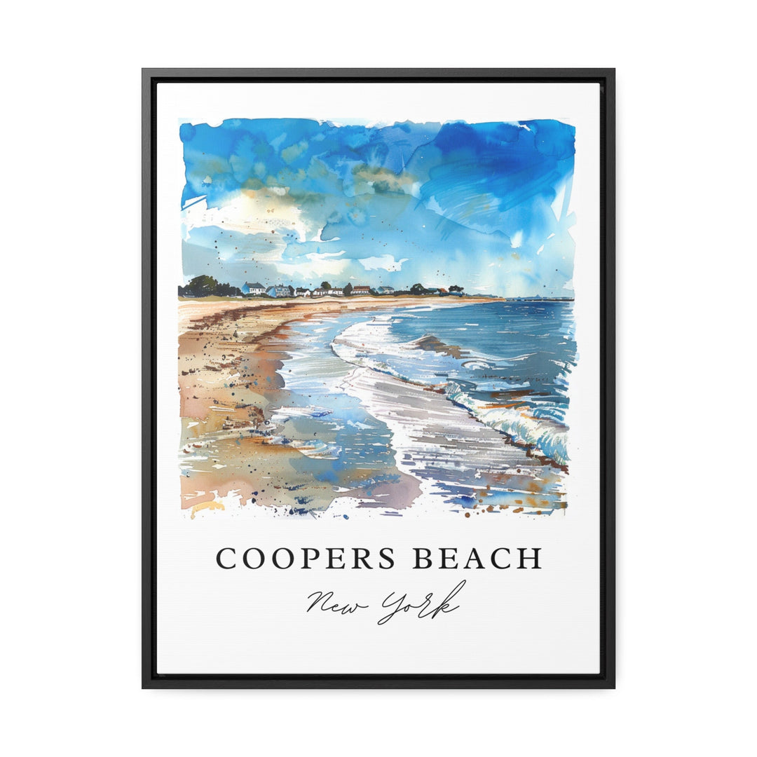 Coopers Beach Art, Southampton Print, Coopers Beach Wall Art, NY Beach Gift, Travel Print, Travel Poster, Travel Gift, Housewarming Gift