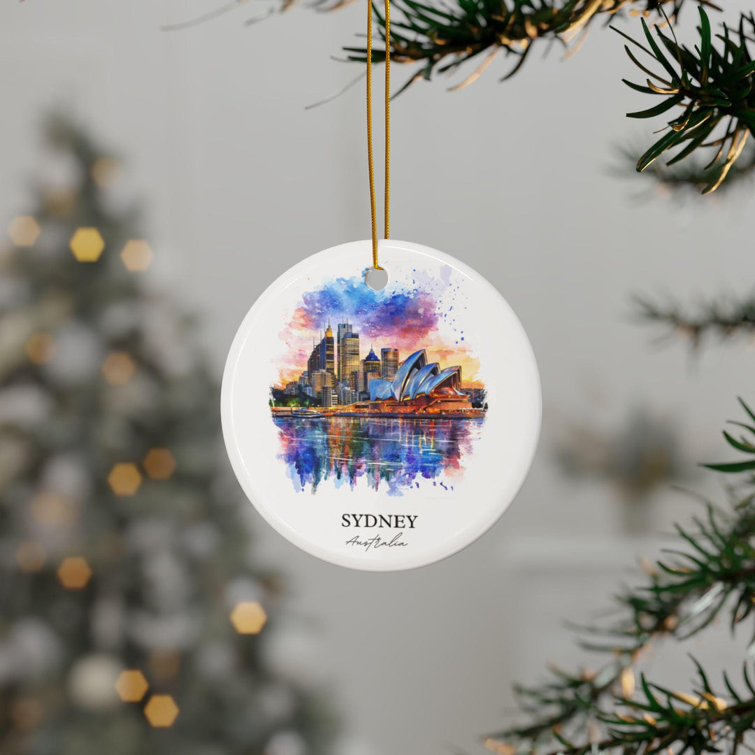 Sydney Australia Ornament: Unique Sydney Souvenir, Sydney Xmas Decor, and Authentic Sydney Australia Gift