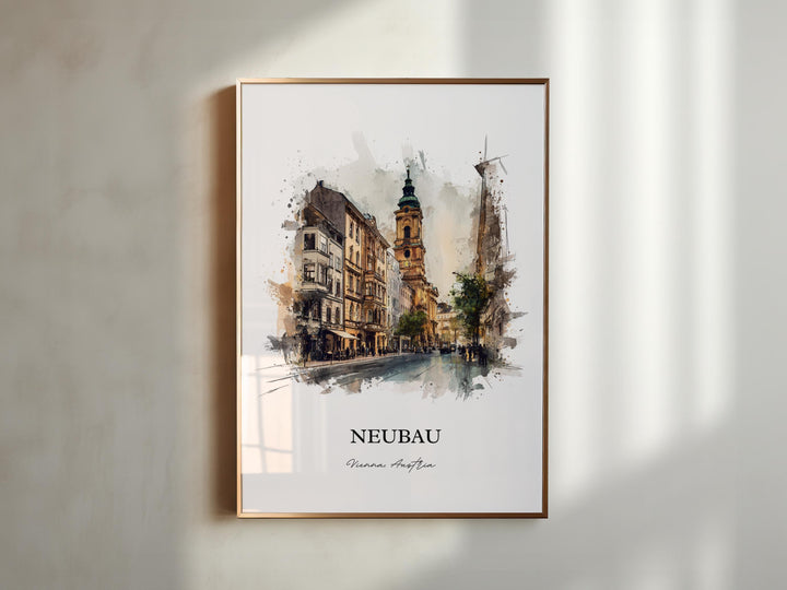 Vienna, Austria – Watercolor Art Print