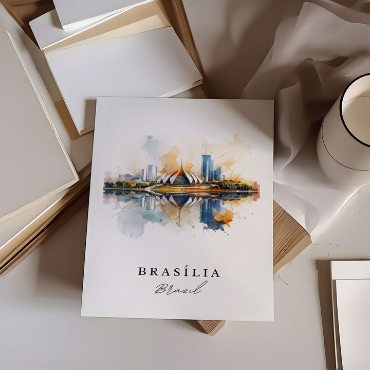 Brasilia Wall Art - Brazil Print