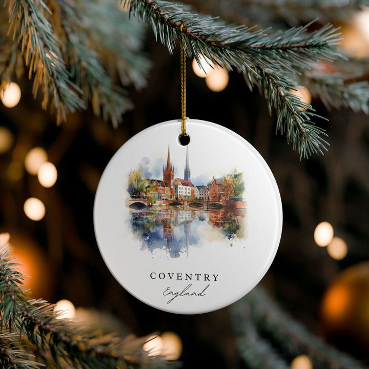Coventry England Ornament: Unique Coventry Souvenir, Coventry Xmas Decor, and Authentic Coventry England Gift