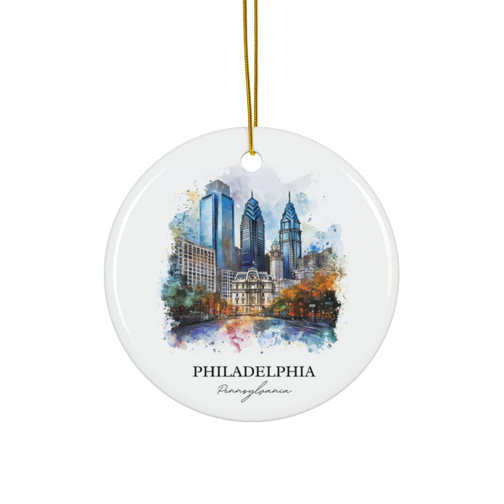 Philadelphia Ornament: Unique Philly Souvenir, Philadelphia Xmas Decor, and Authentic Philadelphia PA Gift
