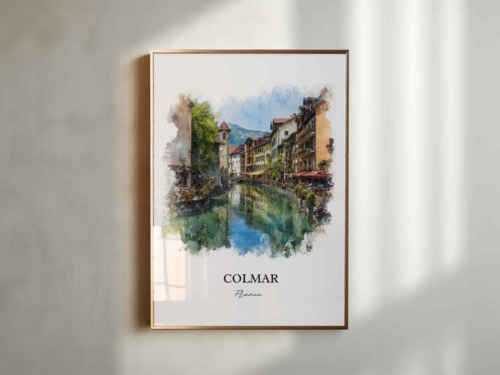 Colmar, France – Watercolor Art Print