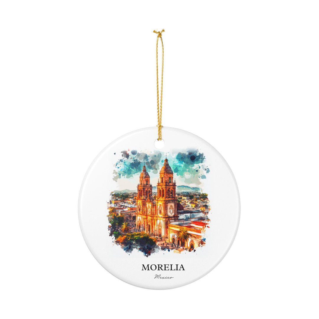 Morelia MX Ornament: Unique Morelia Souvenir, Morelia Mexico Xmas Decor, and Authentic Morelia Gift