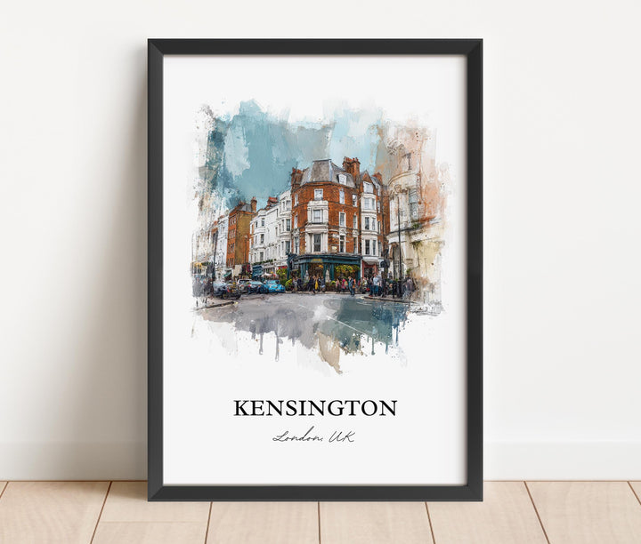 Kensington, London – Watercolor Art Print